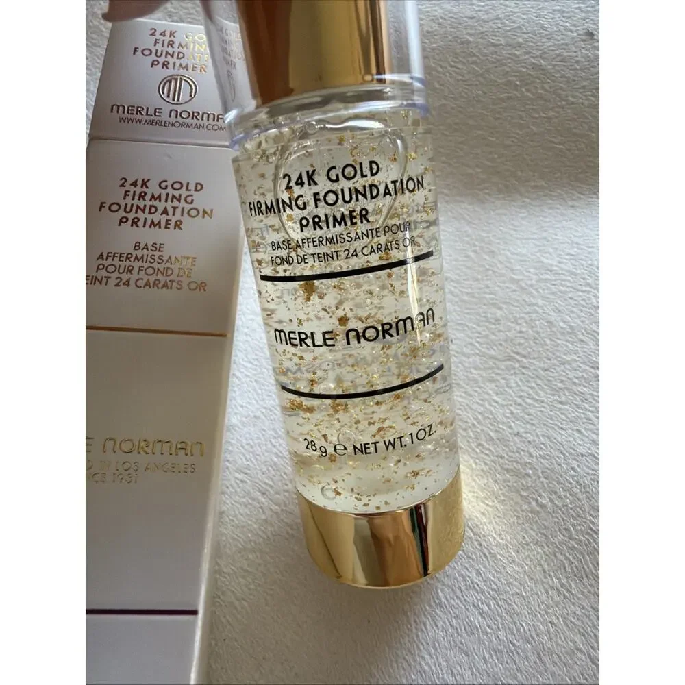 Merle Norman 24K Gold Firming Foundation Primer 1 oz NIB Fresh Batch Code